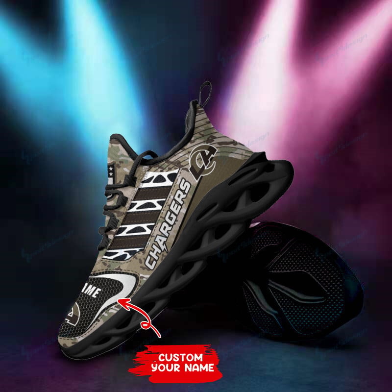 Los Angeles Chargers Personalized Yezy Running Sneakers SPD90