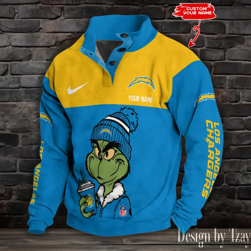 Los Angeles Chargers Sport Print Sweatshirt S9DBSCH719