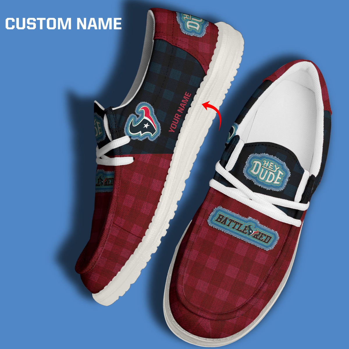 Houston Texans DHS shoes-Custom name 10063933N