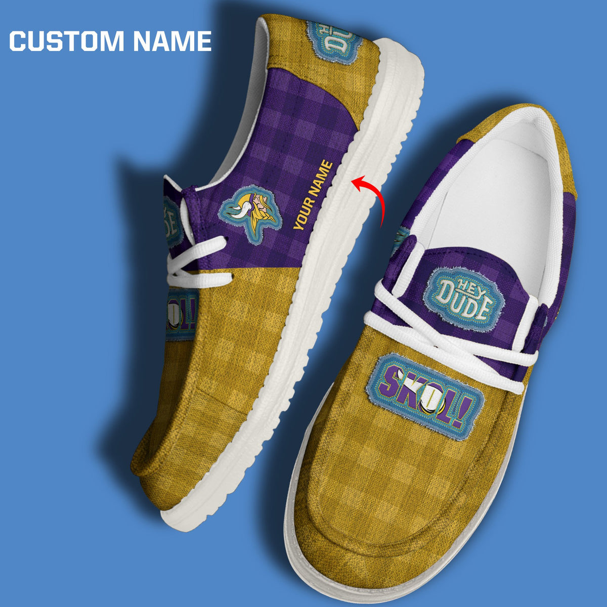 Minnesota Vikings DHS shoes-Custom name 10063933N