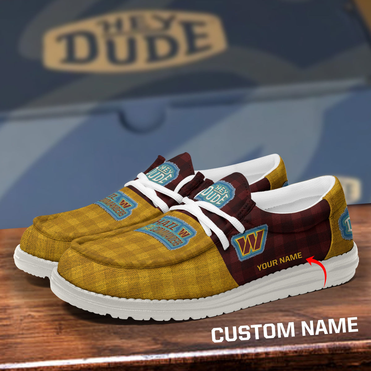 Washington Commanders DHS shoes-Custom name 10063933N