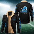 Detroit Lions FLEECE BOMBER JACKET Custom name 10043895N