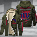 New York Giants DMTZ0377 Premium Sherpa-Lined Winter Hoodie – Personalized Edition