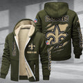 New Orleans Saints DMTZ0376 Premium Sherpa-Lined Winter Hoodie – Personalized Edition