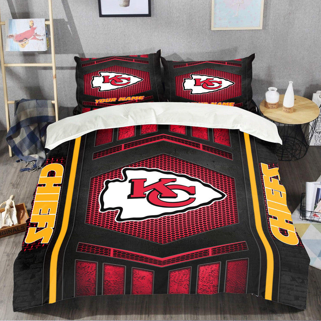 Kansas City Chiefs Personalized Bedding Set Best Gift For Fan BGBED118