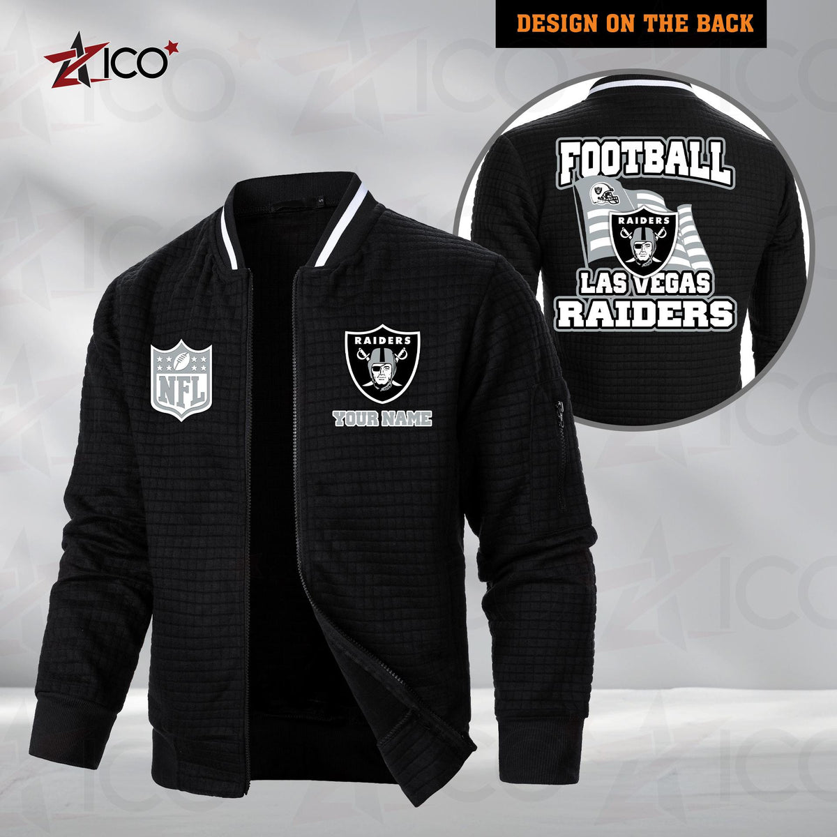 Las Vegas Raiders Men’s Casual Jacket For Men New Trending AZMN2DMCJK000017