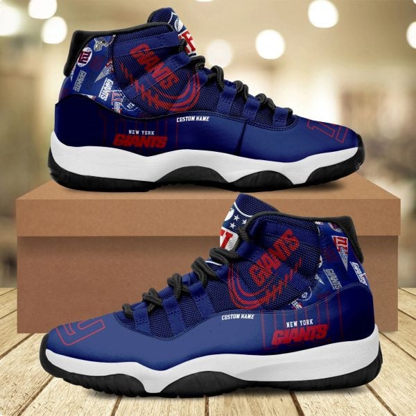 New York Giants Personalized AJD11 Sneakers BG207