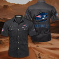 New England Patriots Military Cargo Cotton Shirts New 2026 SPTMSSWS022