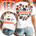 Cincinnati Bengals | Premium NFL Heartbeat Fan Spirit 3D Shirt TD022