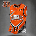 Cincinnati Bengals | Premium NFL Game Day V-neck Tank Top Jersey VAN11
