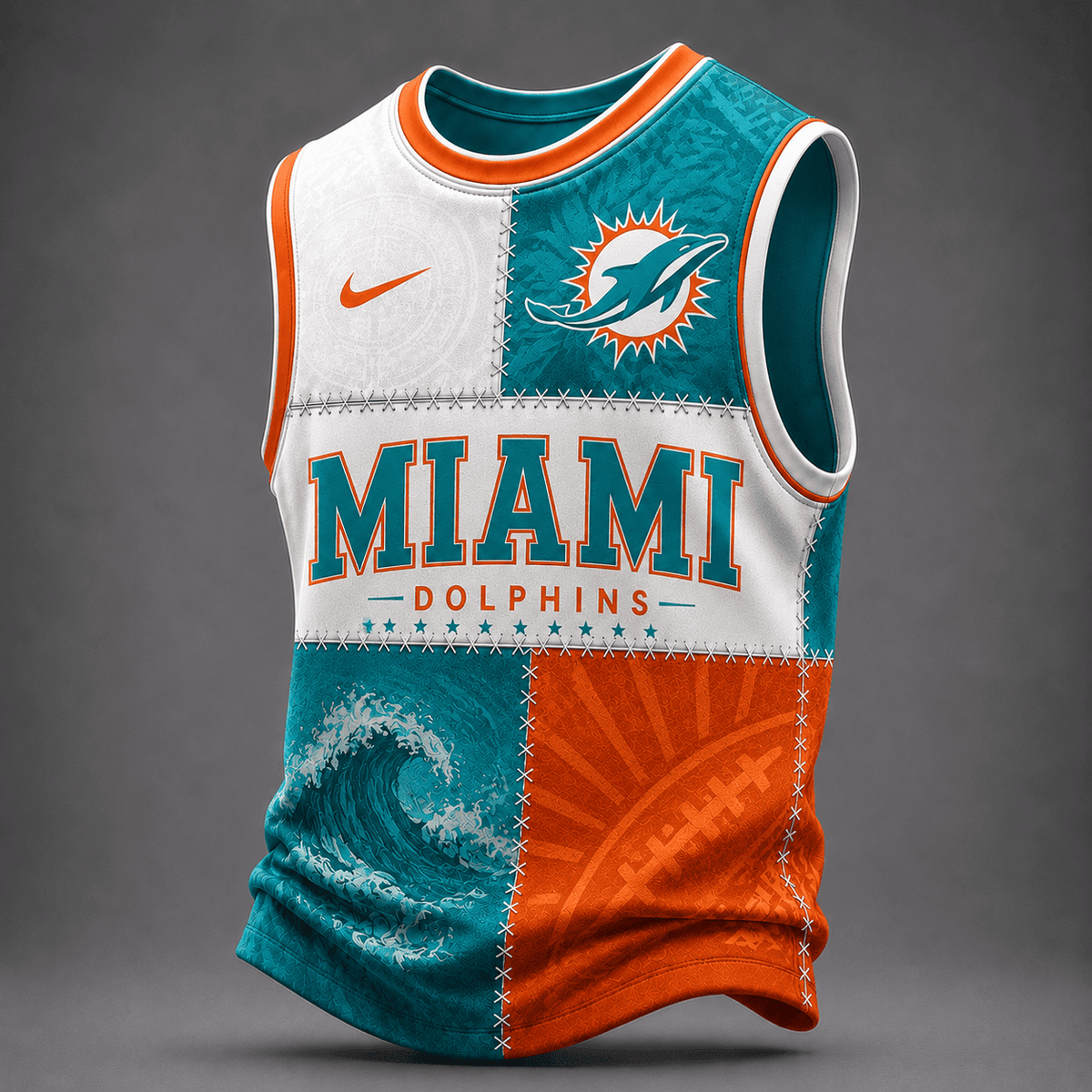 Miami Dolphins | Premium NFL Team Inspired Tank Top Jersey VA8316