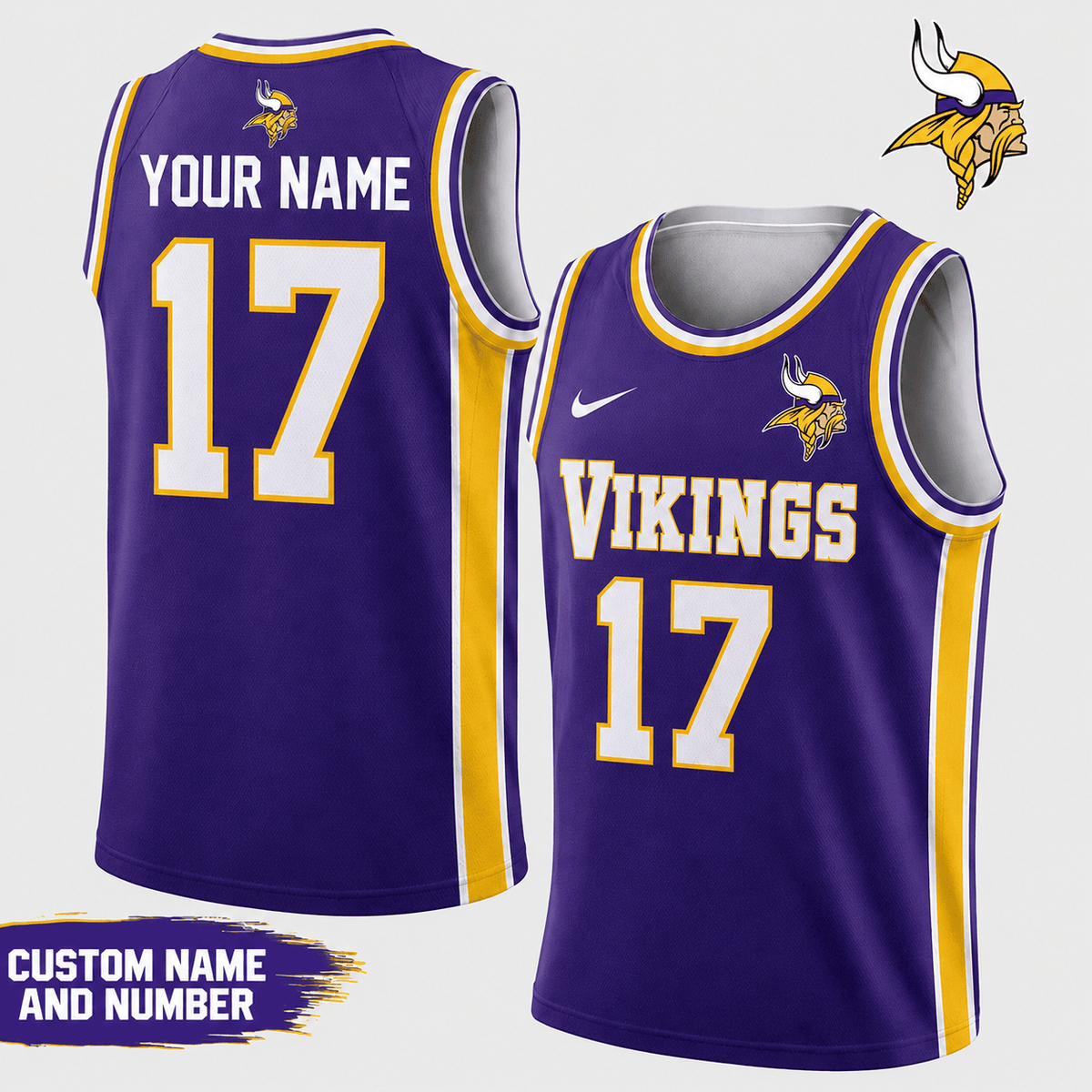 Minnesota Vikings | Premium NFL Fan Pride Tank Top Shirt VA8716