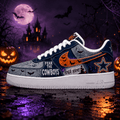Dallas Cowboys | Premium NFL Fear The Team Halloween AF1 Sneakers - VA32192