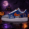 Indianapolis Colts | Premium NFL Fear The Team Halloween AF1 Sneakers - VA32174
