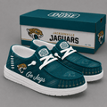 Jacksonville Jaguars | Premium NFL Football Field Fan Loafer Shoes - VA33024