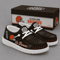 Cleveland Browns | Premium NFL Football Field Fan Loafer Shoes - VA33032
