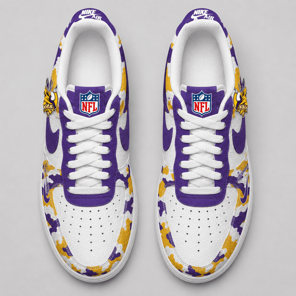 Minnesota Vikings | Premium NFL Team AF1 Shoes VA933
