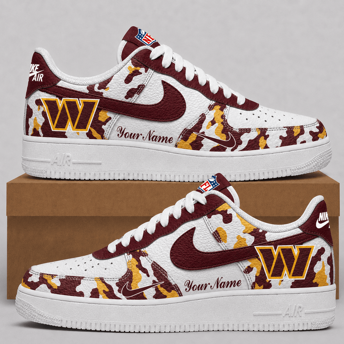 Washington Commanders | Premium NFL Team AF1 Shoes VA925