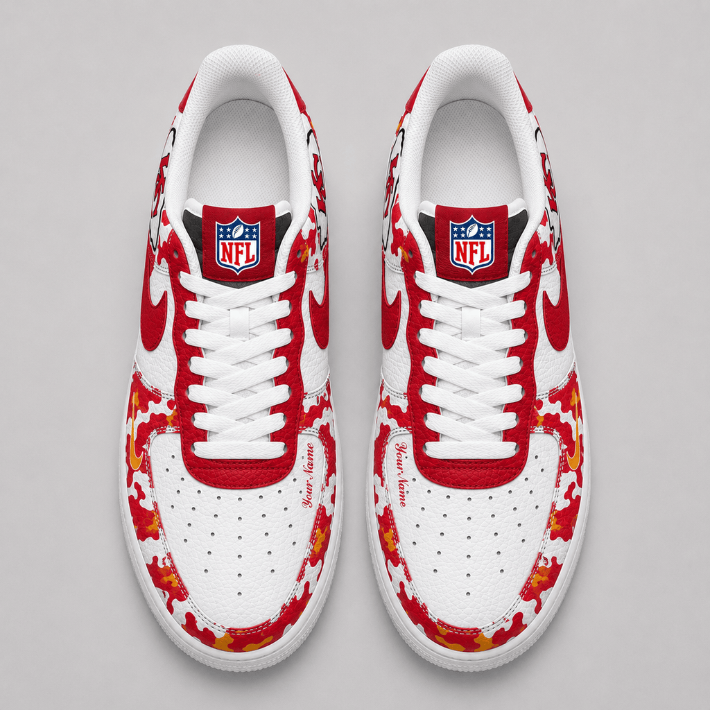 Kansas City Chiefs | Premium NFL Team AF1 Shoes VA915