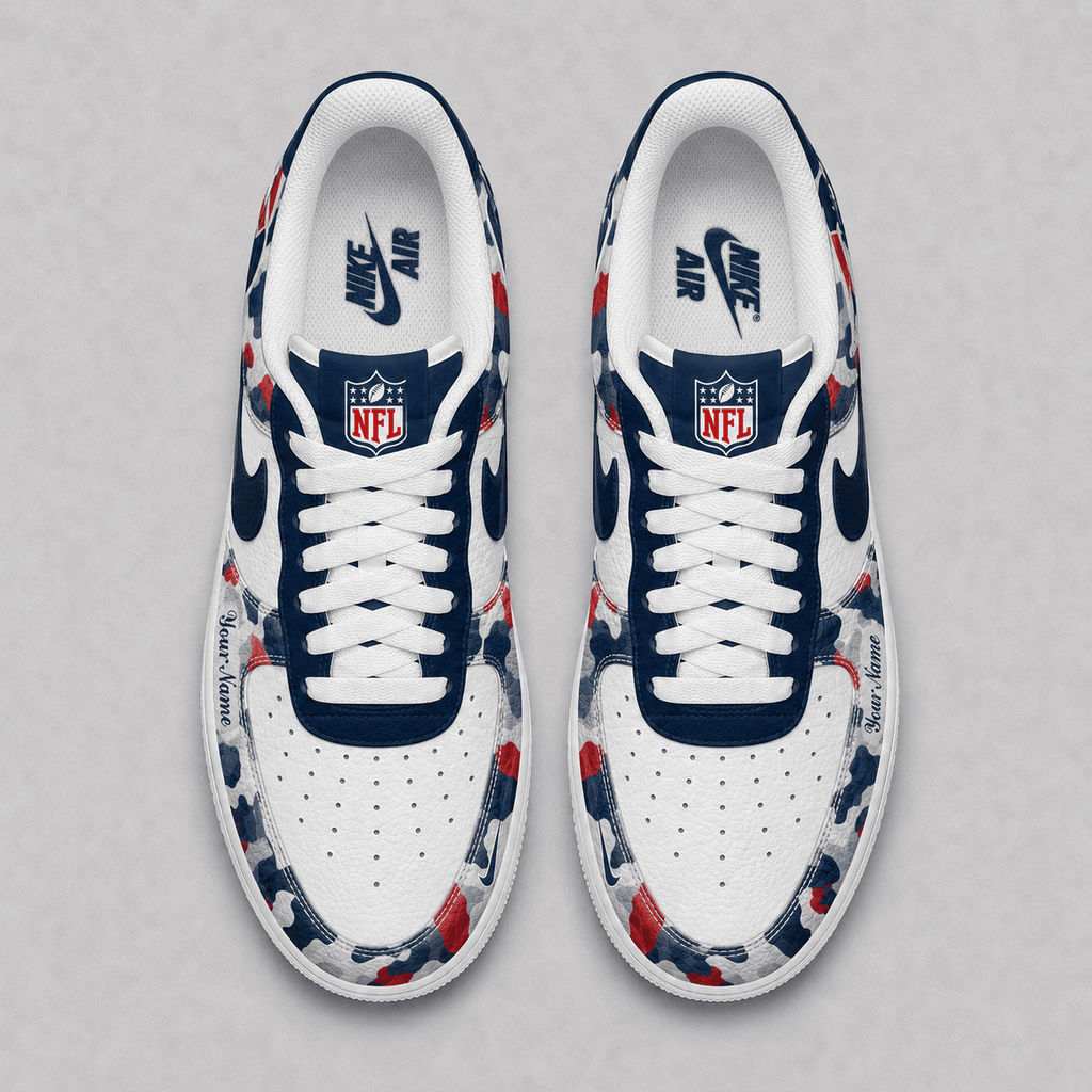New England Patriots | Premium NFL Team AF1 Shoes VA911