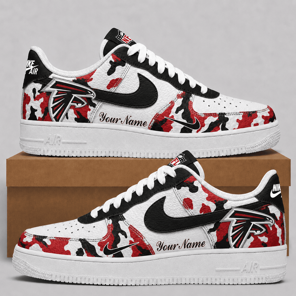Atlanta Falcons | Premium NFL Team AF1 Shoes VA907