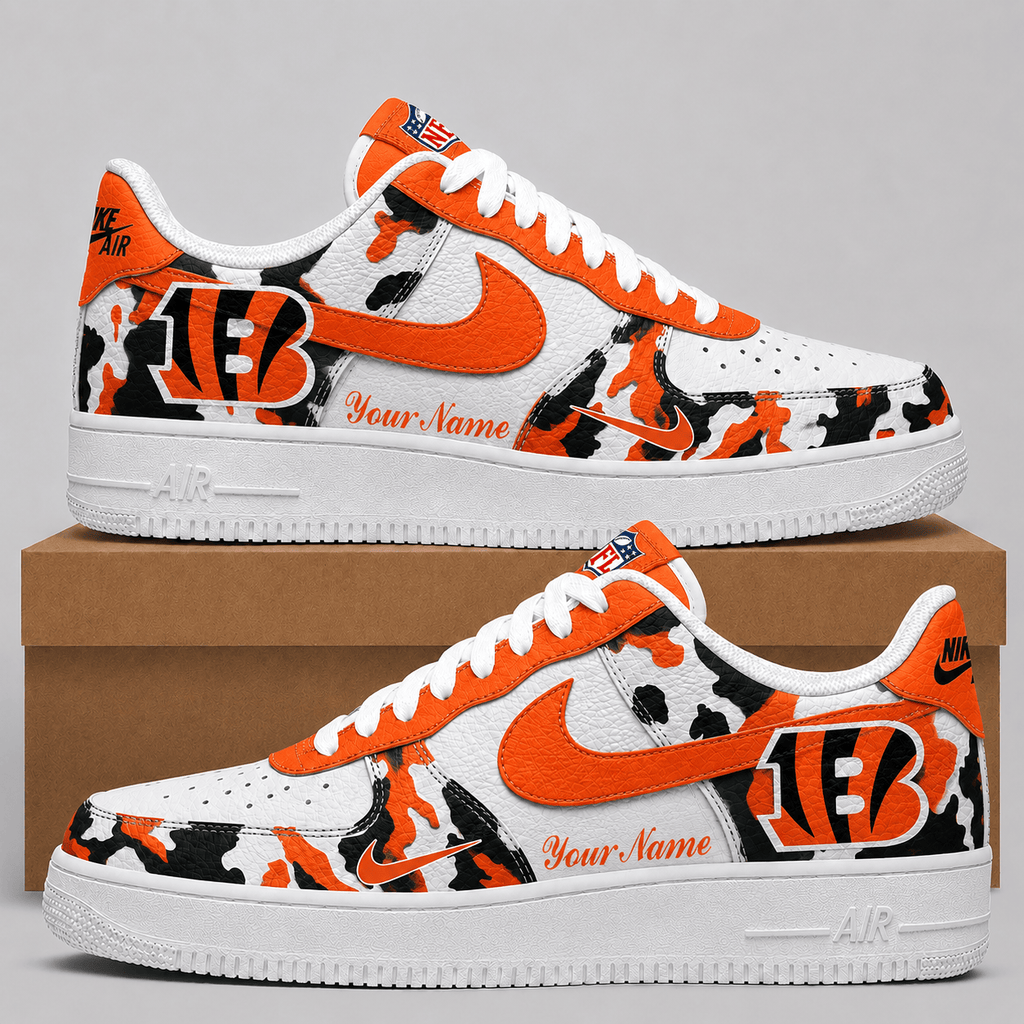 Cincinnati Bengals | Premium NFL Team AF1 Shoes VA903