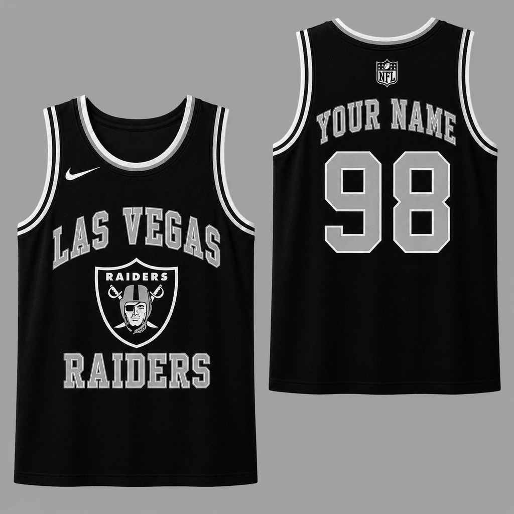 Las Vegas Raiders | Premium NFL Personalized Team Custom Name Number Sports Tank Top NDN120
