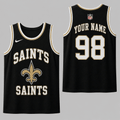 New Orleans Saints | Premium NFL Personalized Team Custom Name Number Sports Tank Top NDN134