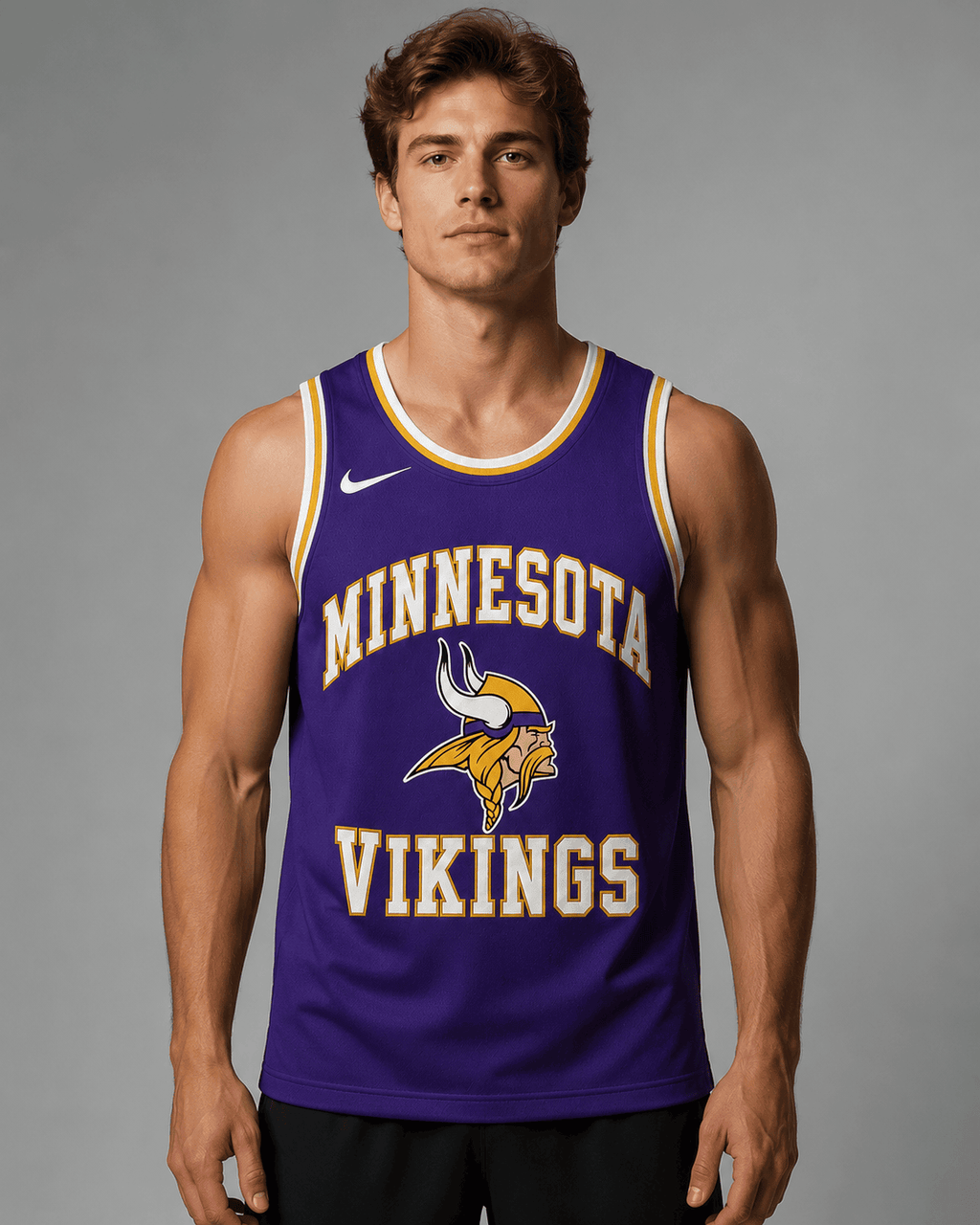 Minnesota Vikings | Premium NFL Personalized Team Custom Name Number Sports Tank Top NDN124