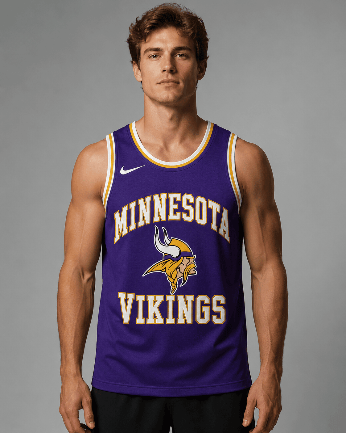Minnesota Vikings | Premium NFL Personalized Team Custom Name Number Sports Tank Top NDN124