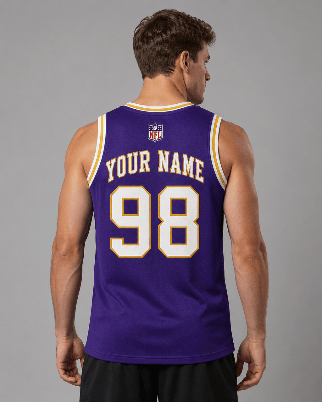 Minnesota Vikings | Premium NFL Personalized Team Custom Name Number Sports Tank Top NDN124