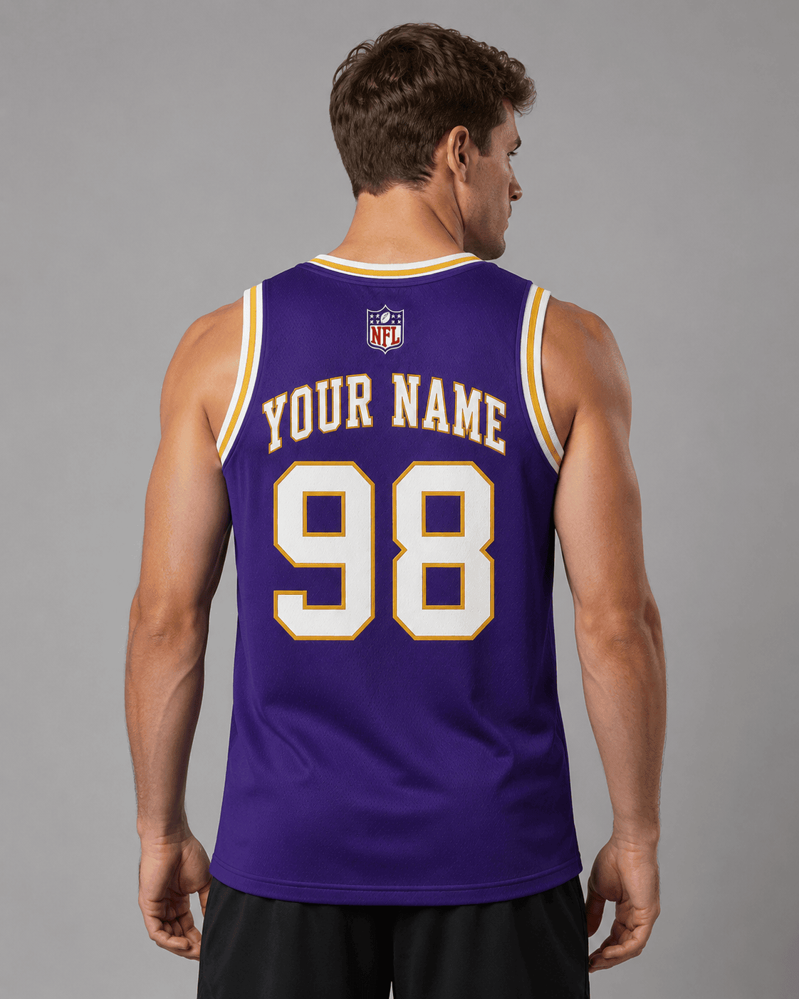 Minnesota Vikings | Premium NFL Personalized Team Custom Name Number Sports Tank Top NDN124