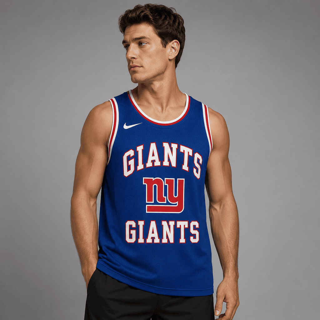 New York Giants | Premium NFL Personalized Team Custom Name Number Sports Tank Top NDN123