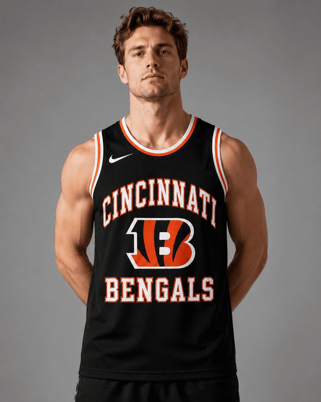 Cincinnati Bengals | Premium NFL Personalized Team Custom Name Number Sports Tank Top NDN108