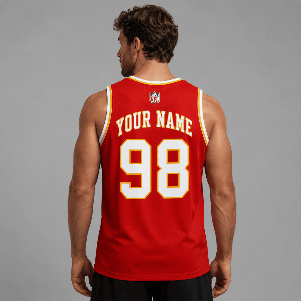 Kansas City Chiefs | Premium NFL Personalized Team Custom Name Number Sports Tank Top NDN109