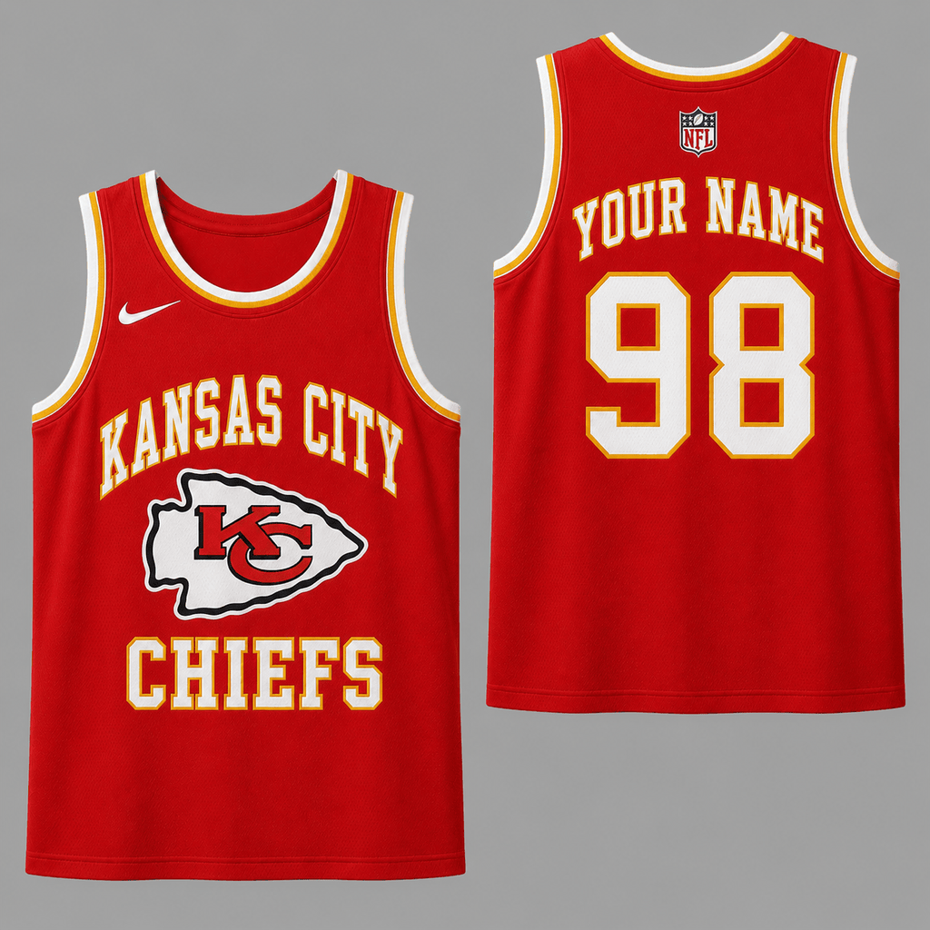Kansas City Chiefs | Premium NFL Personalized Team Custom Name Number Sports Tank Top NDN109