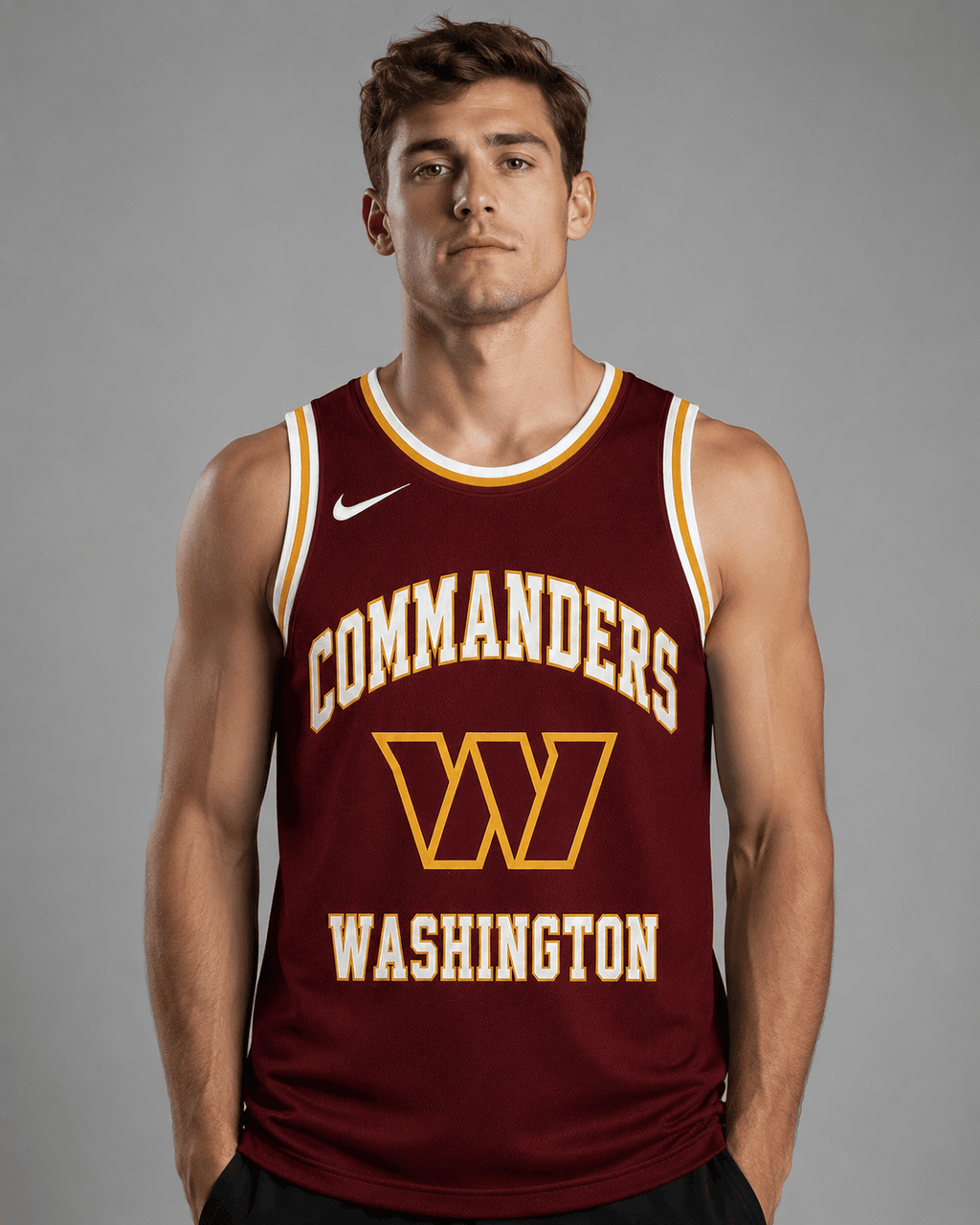 Washington Commanders | Premium NFL Personalized Team Custom Name Number Sports Tank Top NDN105