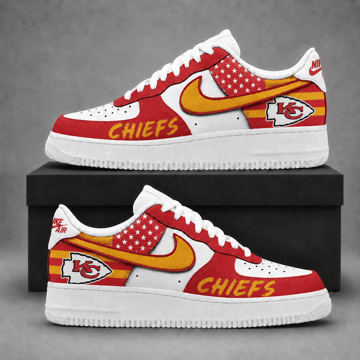 Kansas City Chiefs | Premium American Football Team Limited AF1 Shoes NDN515