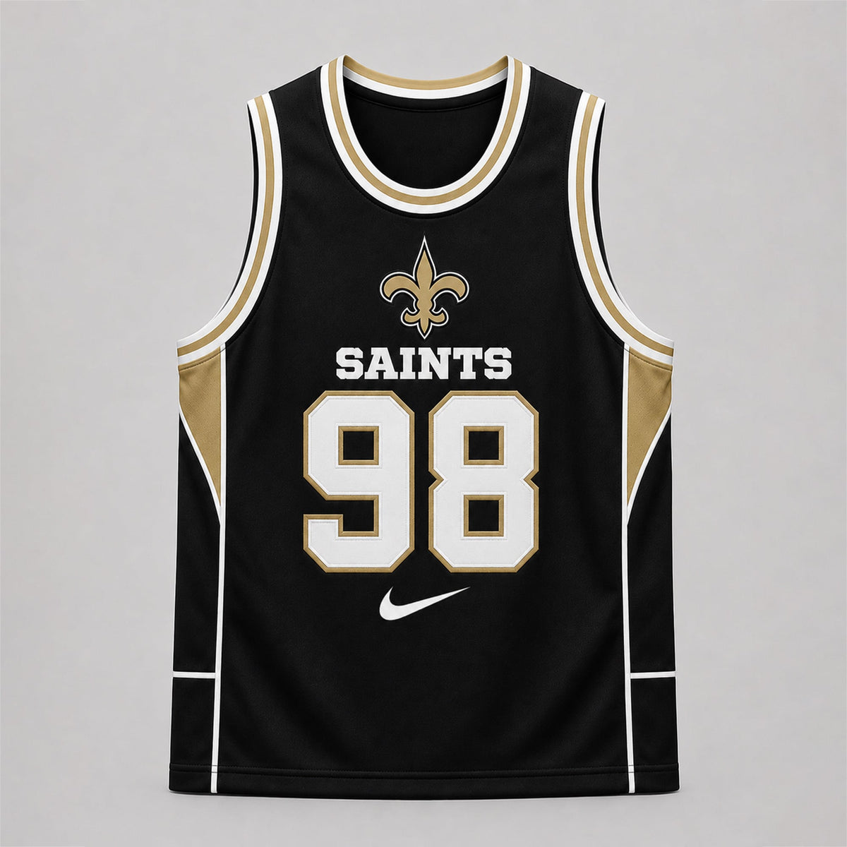 New Orleans Saints | Premium NFL Custom Basketball Tank Top For Men And Women NDN