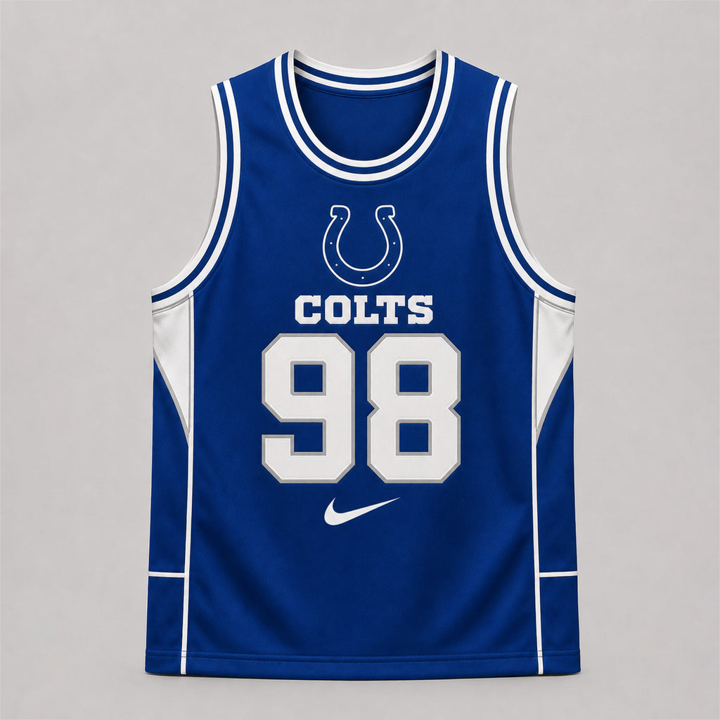 Indianapolis Colts | Premium NFL Custom Basketball Tank Top For Men And Women NDN