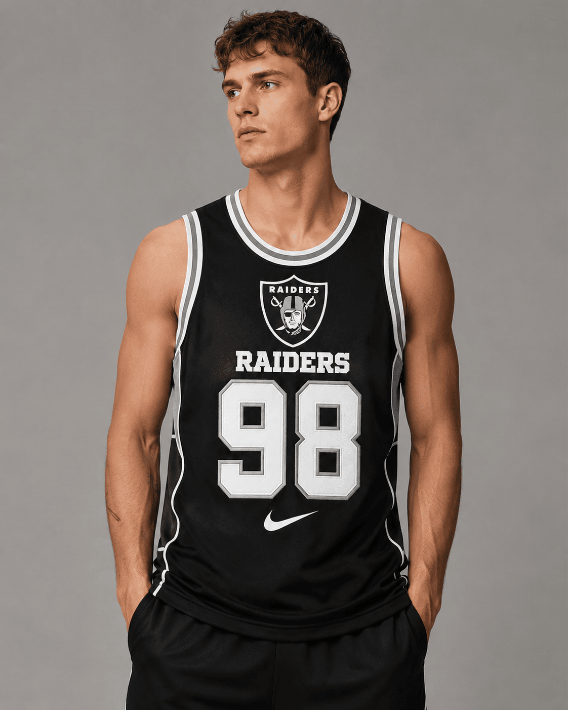 Las Vegas Raiders | Premium NFL Custom Basketball Tank Top For Men And Women NDN