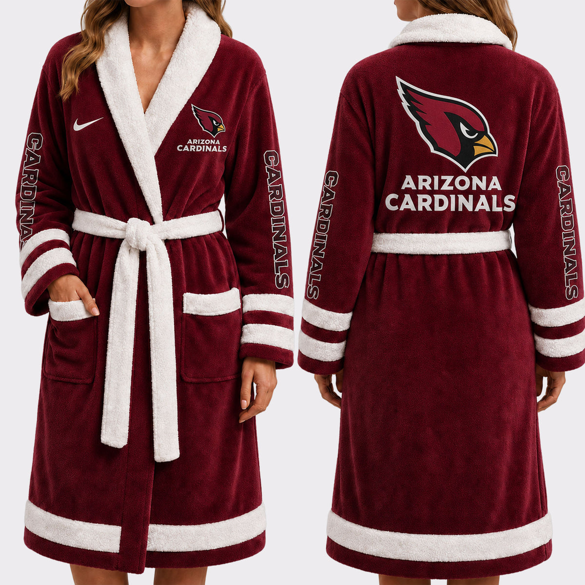 Arizona Cardinals | Premium NFL Fleece Bathrobe VA1245