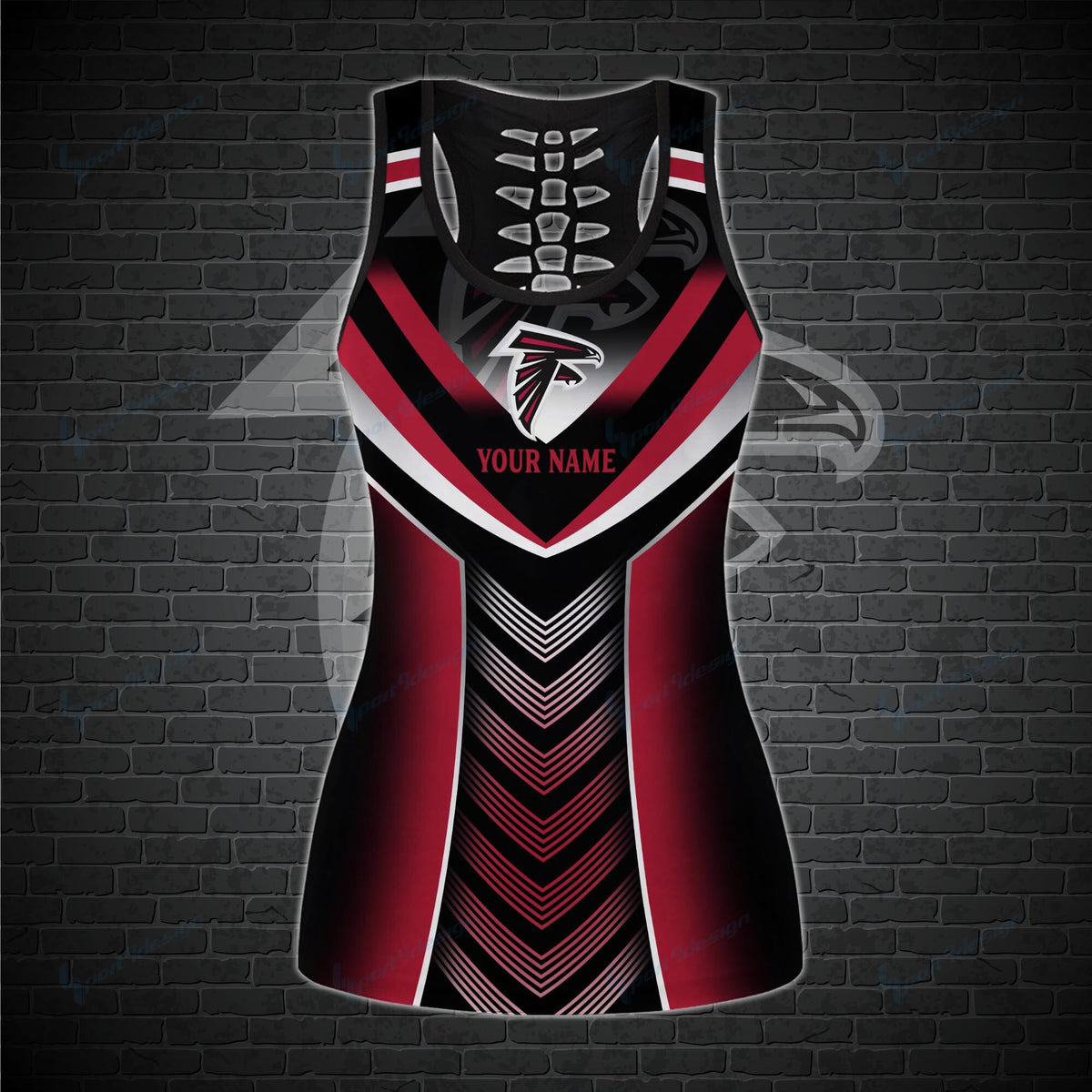 Atlanta Falcons Personalized Leggings And Tank Top BG02
