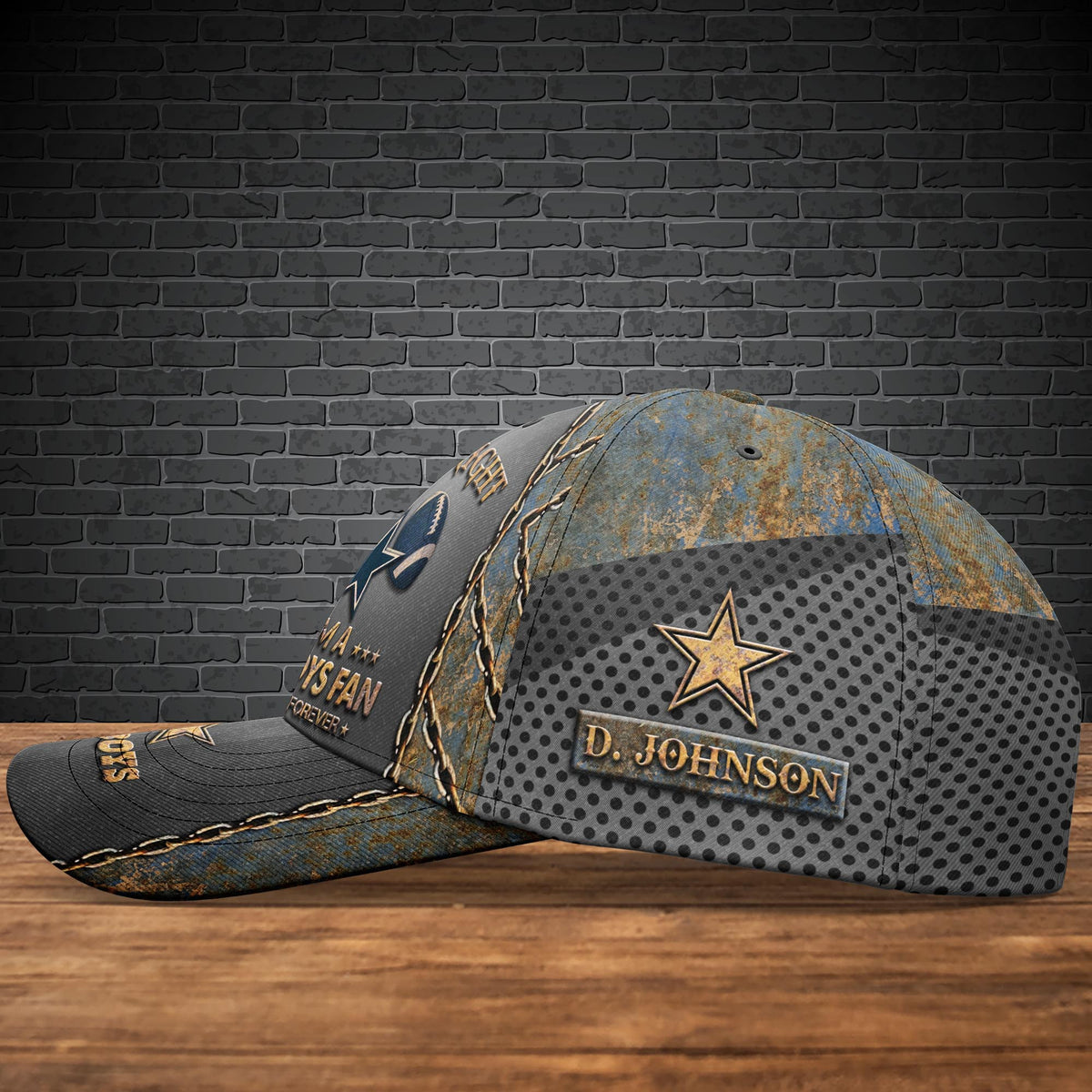 Dallas Cowboys Cap New Version Custom Your Name, Football Team Cap, Football Lovers Gifts ETRG-477009
