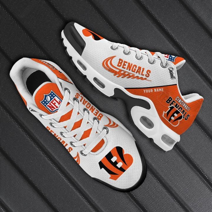Cincinnati Bengals Personalized Plus Sneakers 0813 BGTN172