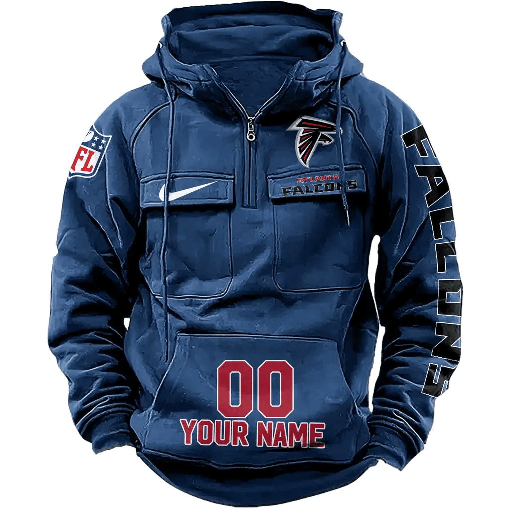 Atlanta Falcons Vintage Men Hoodie AZVMHD063