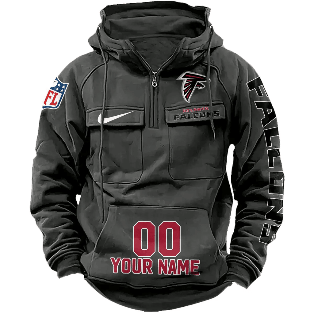 Atlanta Falcons Vintage Men Hoodie AZVMHD063
