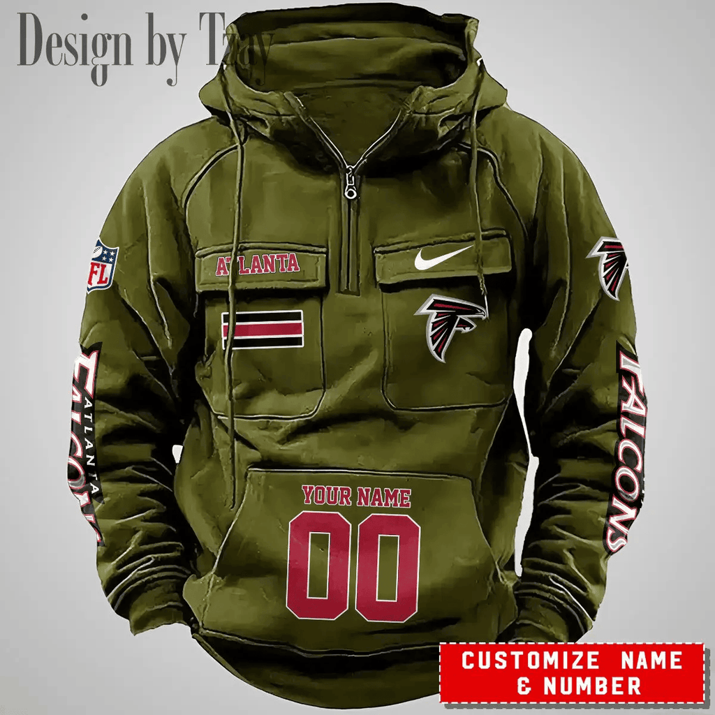 Atlanta Falcons Vintage Men Hoodie DV2 AZVMHD381