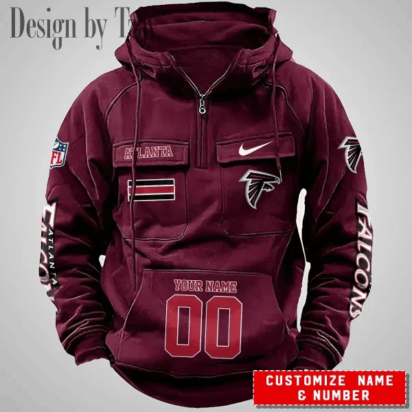 Atlanta Falcons Vintage Men Hoodie DV2 AZVMHD381
