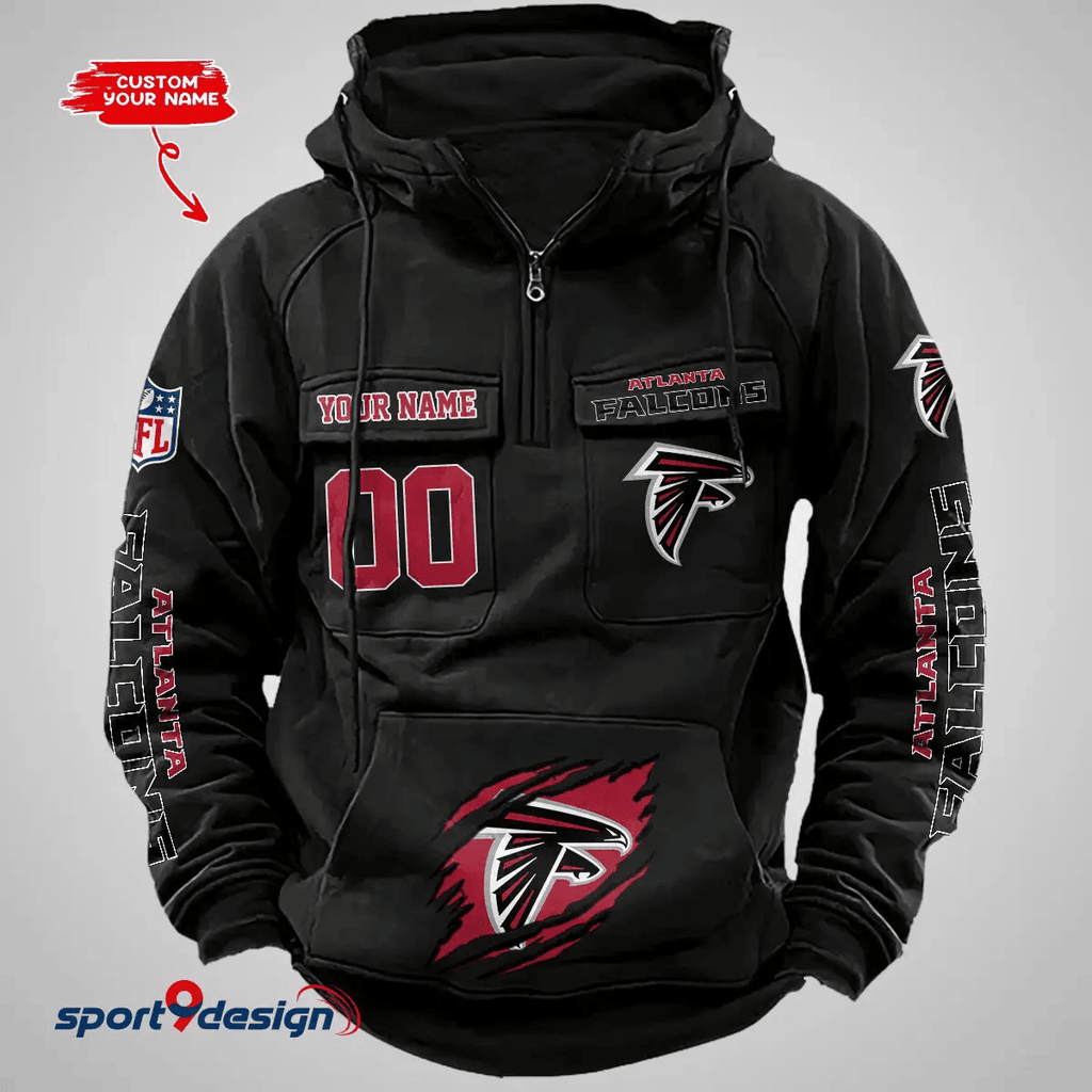 Atlanta Falcons Vintage Men Hoodie AZVMHD151